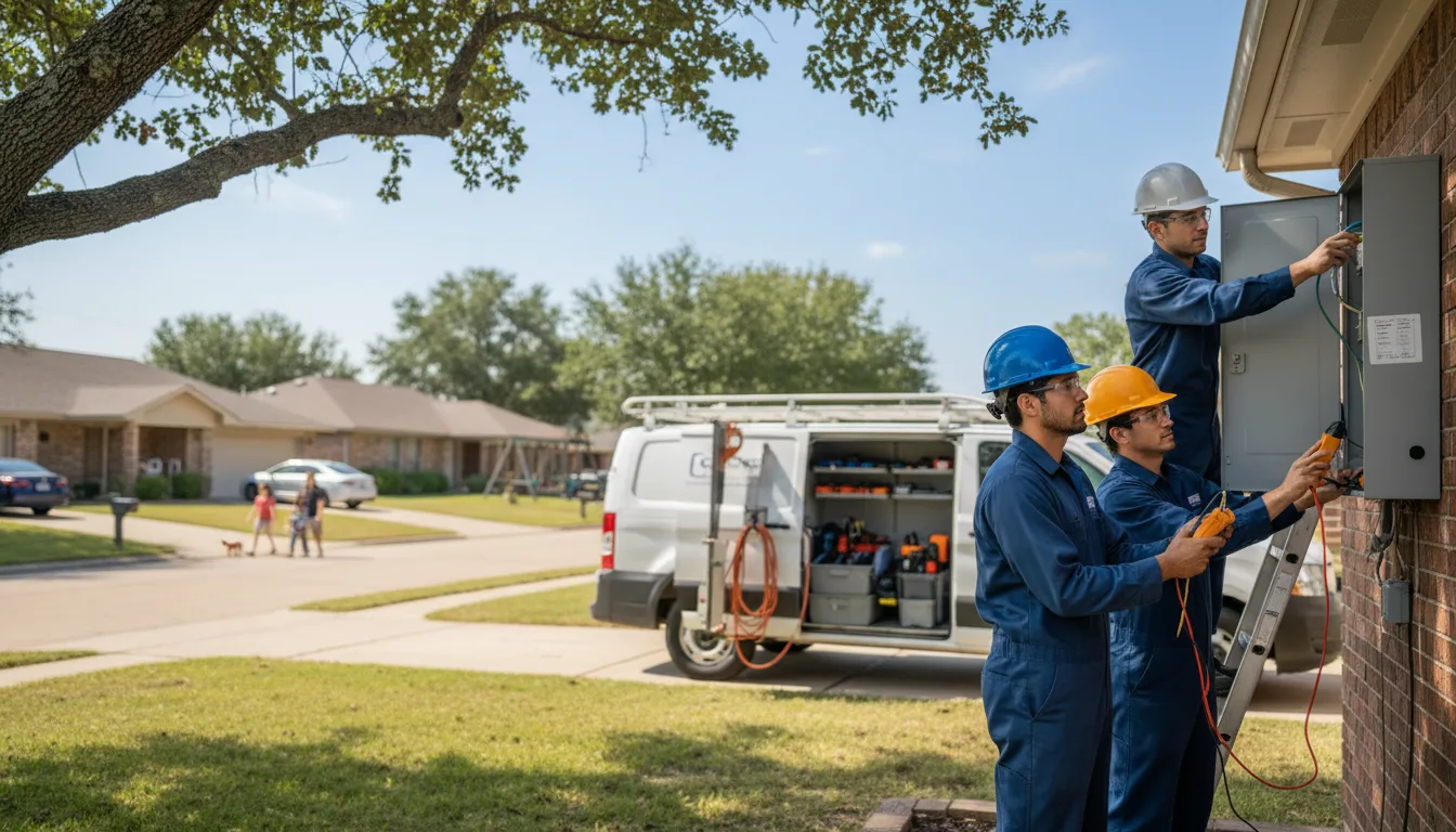 Certified electrician providing emergency electrical services in White, GA